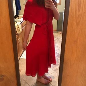 Gorgeous red wrap dress